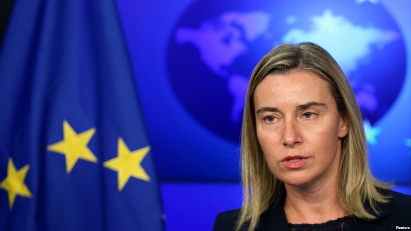 The EU Foreign Policy chief , Federica Mogherini