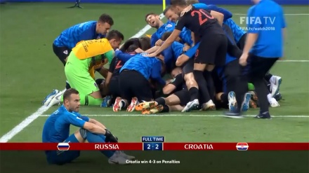 Croatia knocks Russia out of the 2018  World Cup 