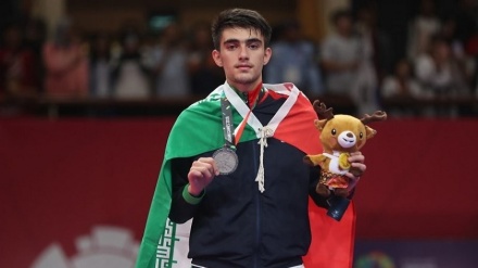 Asian Games 2018: Iranian Taekwondo Athlete Bakhshi wins silver medal