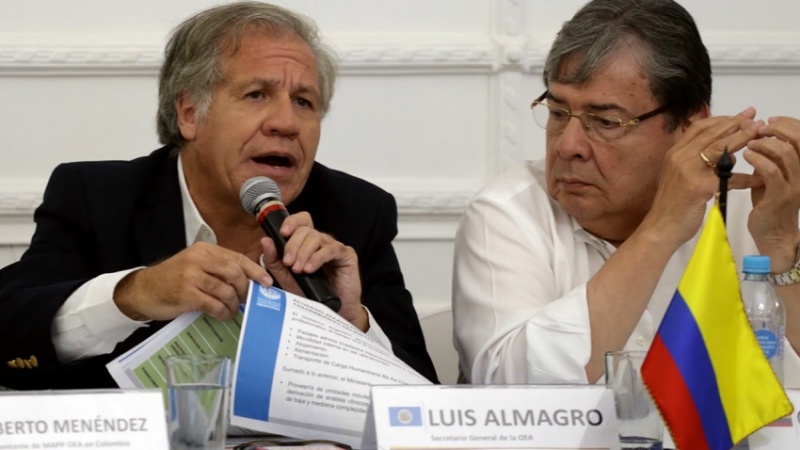 Iranpress: Luis Almagro threatened military force against Venezuela
