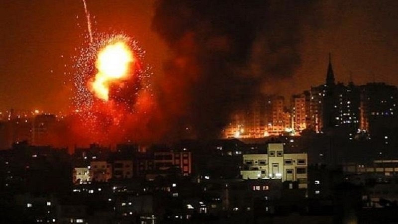 Iranpress: Israeli warplanes bomb Gaza overnight
