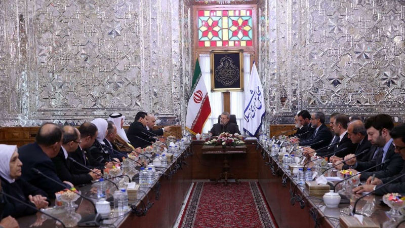 Iranpress: Larijani hails Syrian government, nation for resisting war and pressure 