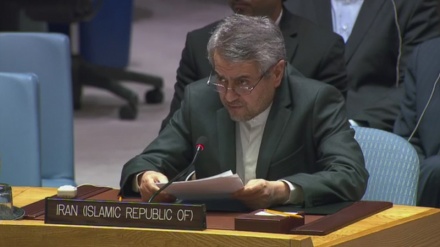 Iranian representative to UN criticizes those who openly defy international law 