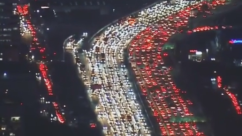 Iranpress: ‘World’s Worst Traffic Jam’ in Los Angeles 