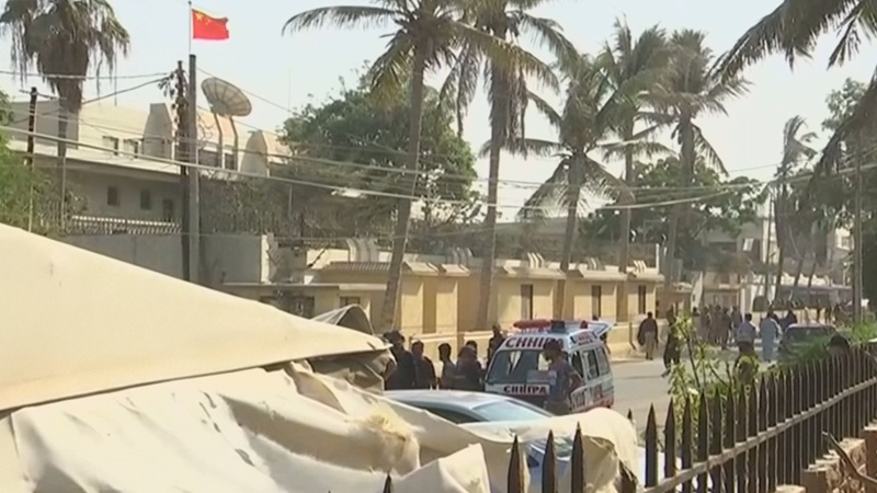 Iranpress: Gunmen attack Chinese consulate in Karachi