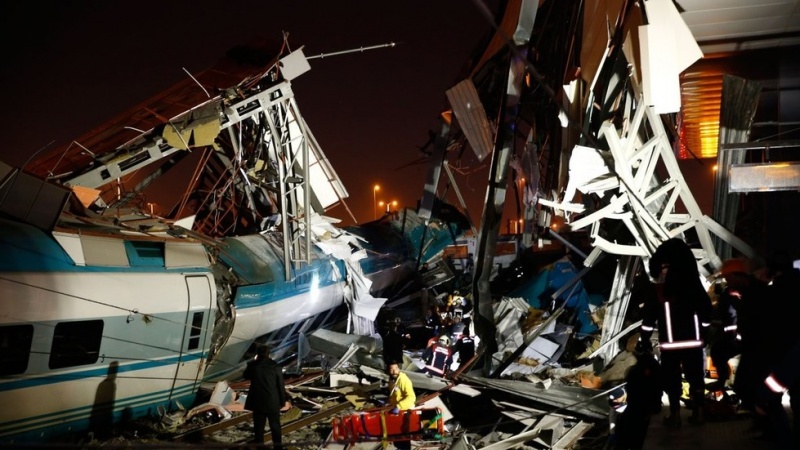 Iranpress: At least nine killed, 47 injured in high-speed train crash in Turkey 