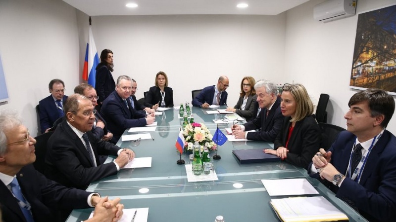 Iranpress: Lavrov, Mogherini hold talks about JCPOA in Italy 