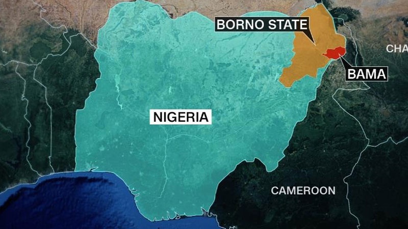 Region of Boko Haram activities 