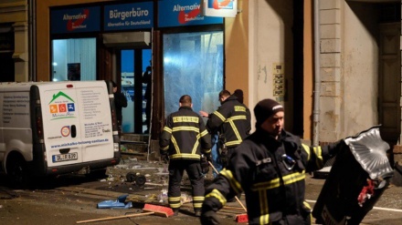 Blast outside AfD office in eastern Germany