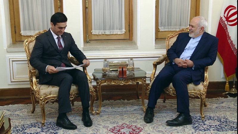 Iranpress: Zarif meets Turkmenistan