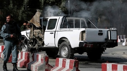 Attackers use magnetic bomb to target police vehicle in Kabul 