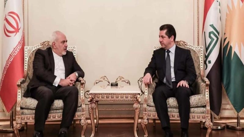 Zarif and Masrour Barzani