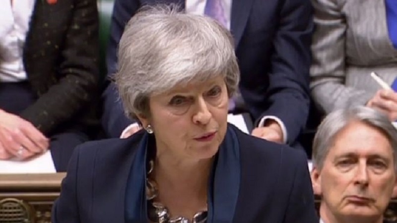 Iranpress: Theresa May to offer British MPs no-deal Brexit vote