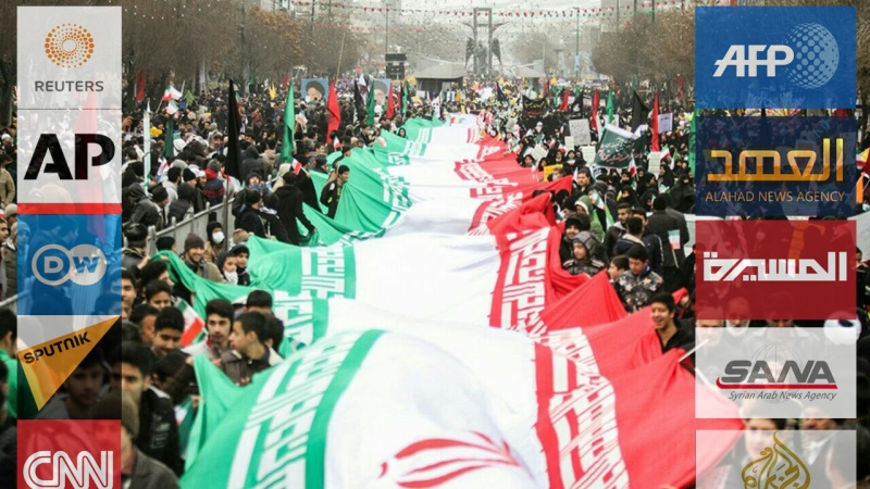 Iranpress: 22 Bahman rallies make headlines around the world