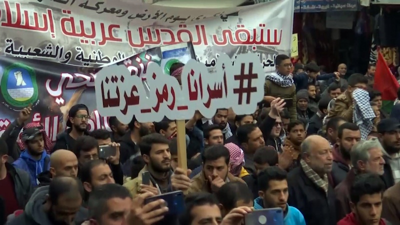 Iranpress: Jordanians condemn the Zionist regime in annual Land Day protest
