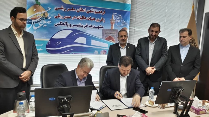 Iranpress: Mashhad-Karbala rail service to launch in April