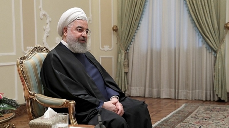 روحانی: یجب علی کافة المؤسسات الحکومیة ان تتحرك الی انتعاش الانتاج الوطنی