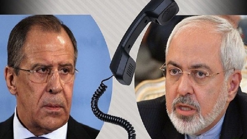 Iranpress: Zarif, Lavrov discuss Iran nuclear deal, Syria over the phone 
