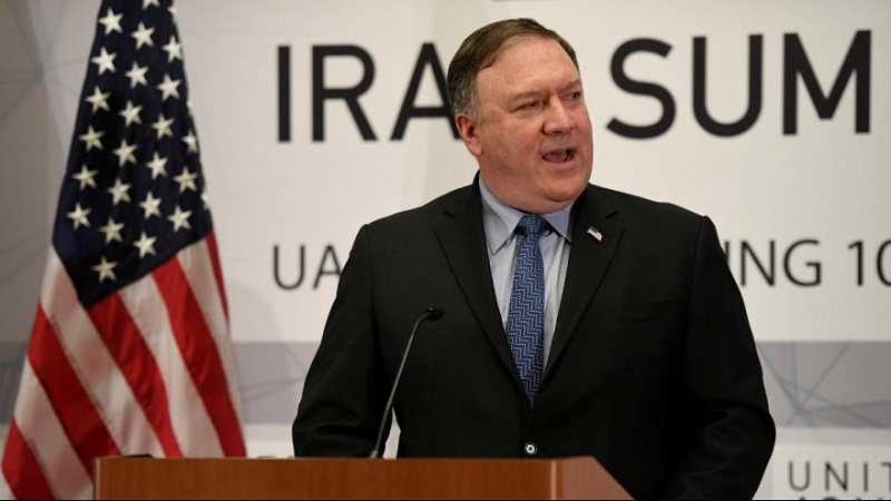 ایران برس: بومبيو: الولايات المتحدة تواصل الضغوط على إيران