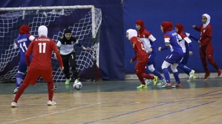 Iranian women Futsal Team wins Belgian championship