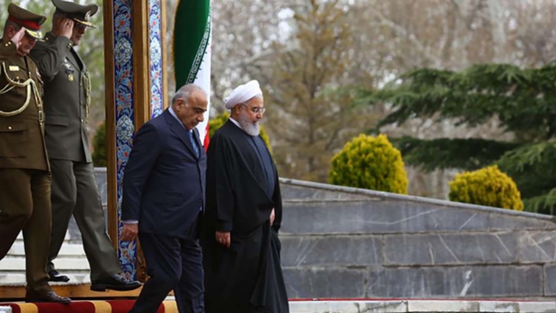 Iranpress: استقبل رئیس الجمهوریة رئیس الوزراء العراقی رسمیا