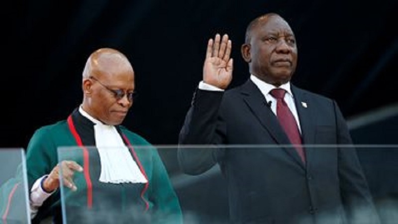 Iranpress: رئيس جنوب أفريقيا الجديد يؤدي اليمين 