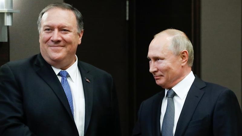 Iranpress: Russia, US spar on Iran as Pompeo meets with Putin, Lavrov in Sochi