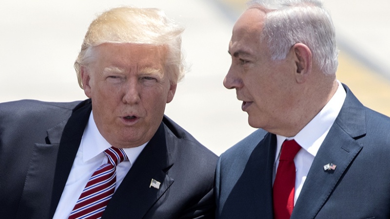 Iranpress: Netanyahu receives a map and silly note from Trump 