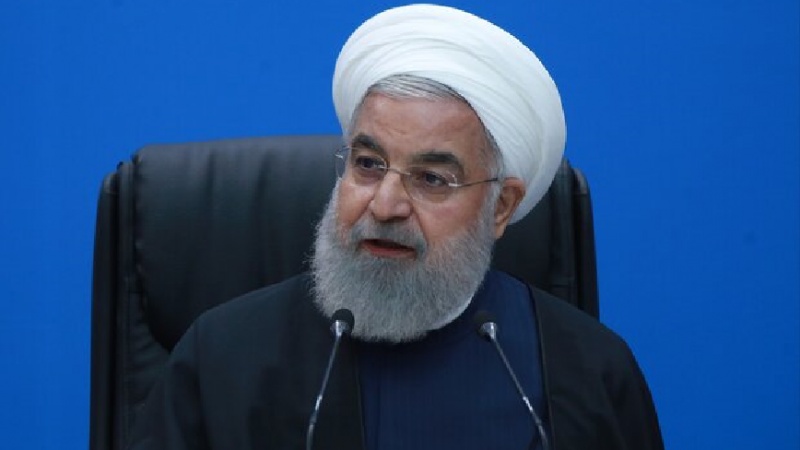 Iranpress: روحاني: الإجراءات الأميركية ضد الشعب الإيراني جريمة ضد الإنسانية