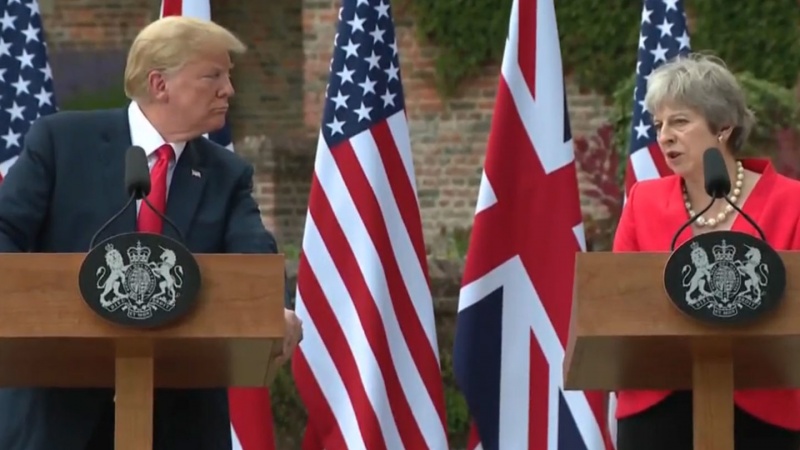Iranpress: May to Trump: UK stands by Iran