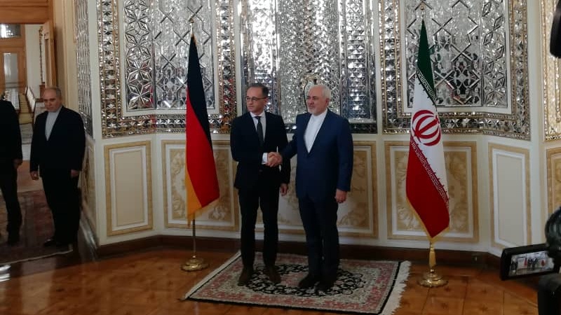 Iranpress: Iran and Germany FMs talk about latest on JCPOA
