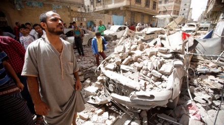 Saudi coalition ruthless and relentless air raids in Yemen capital
