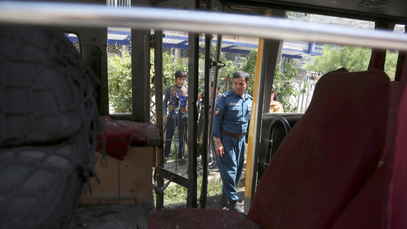 Iranpress: Dozen killed or injured in Kabul bus blast
