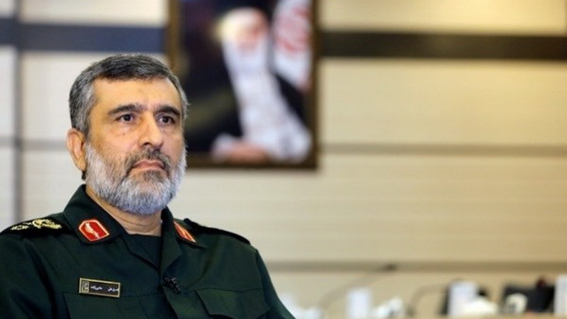 Iranpress: قائد قوة الجو فضائية الإيرانية يردّ على كذبة ترامب الكبرى