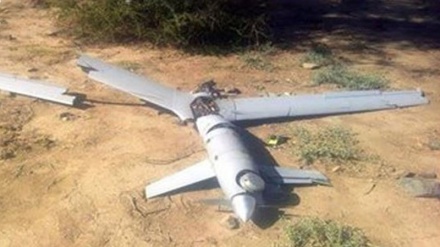Saudi hostile spy drone shot down by Yemeni Army and Popular Committees