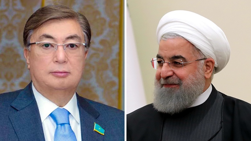 روحاني يهنئ توكايف بتوليه منصب رئيس كازاخستان