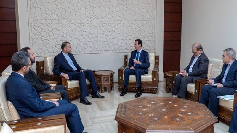 Iranpress: الأسد يؤكد دعم بلاده لإيران أمام  التهديدات الأميركية