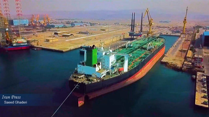 Largest Iranian oil tanker repaired and revamped in Bandar Abbas