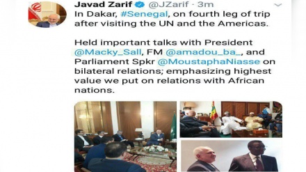 Zarif stresses importance of expanding bilateral relations with Africa