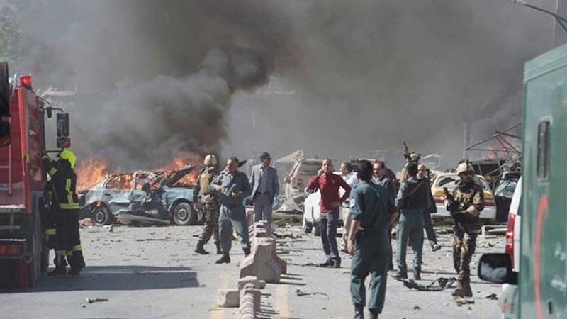 Iranpress: Kabul University hit by deadly bomb blast