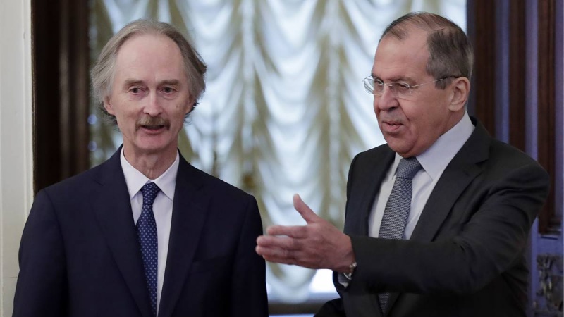 Iranpress: Lavrov stresses continuing cooperation of Russia,Iran and Turkey on Syria