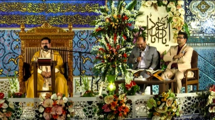 Imam Reza followers gather at his holy shrine in Mashhad