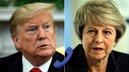 Trump, May discuss Iran, North Korea issues over phone