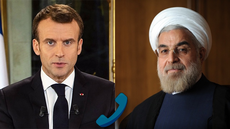 Iranpress: روحاني لماكرون: ايران عازمة على فتح جميع الطرق للحفاظ على الإتفاق النووي 