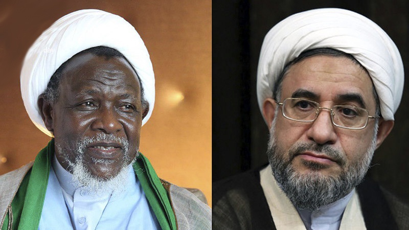 Iranpress: Ayatollah Araki, Sheikh Zakzaky talk on the phone