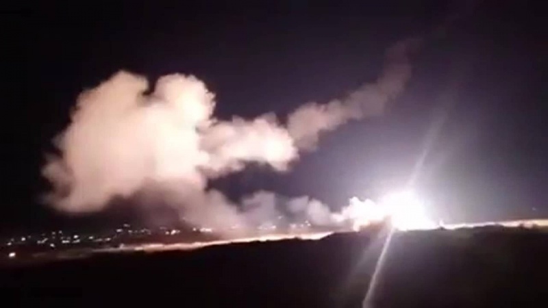 Iranpress: Syrian air defences intercept hostile targets over Damascus