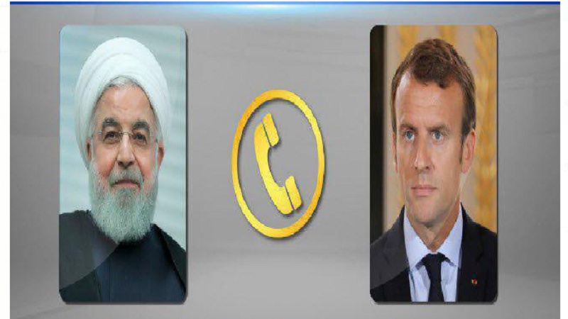 Iranpress: إتصال هاتفي بين الرئيسين الإيراني والفرنسي