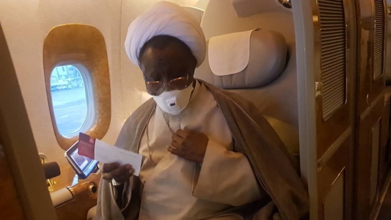 Iranpress: Sheikh Zakzaky departs Nigeria for medical trip to India