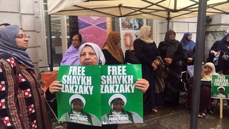 Iranpress: Protesters in London demand Zakzaky