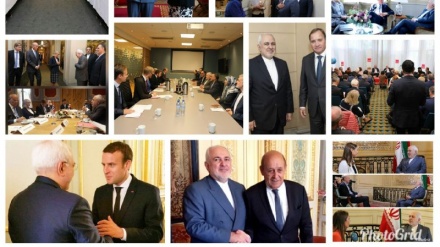 Elysee Palace praises Macron-Le Drian-Zarif talks